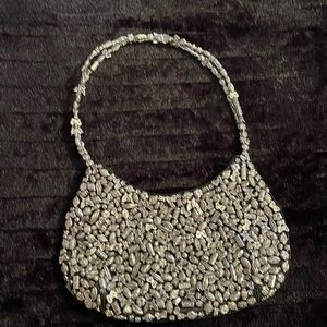 Butterfly floral Beaded purse